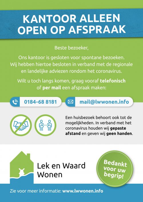 Lek en Waard Wonen – Corona nieuws Lek en Waard Wonen - Corona nieuws